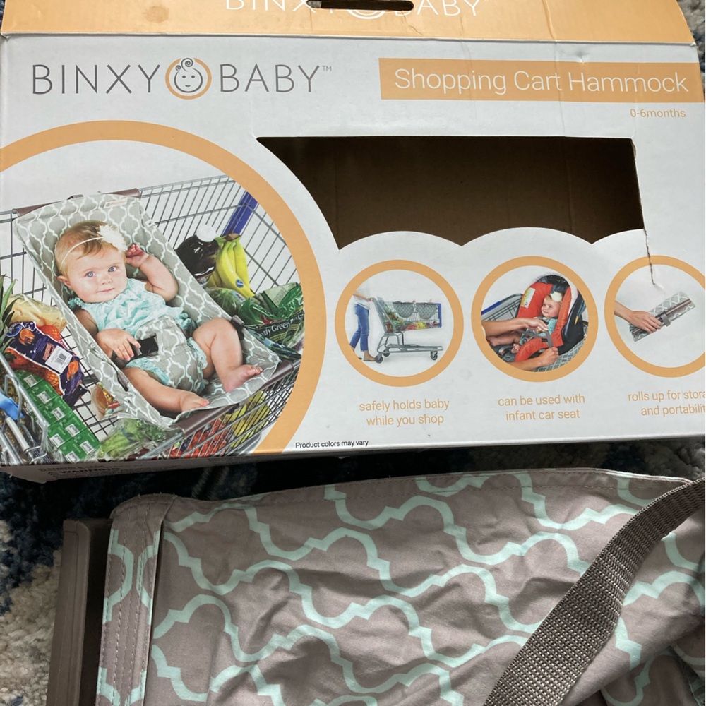 Shopping cart hammock